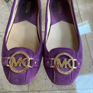 Micheal kors driving shoes Purple
